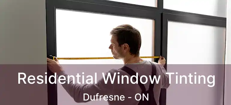  Residential Window Tinting Dufresne - ON