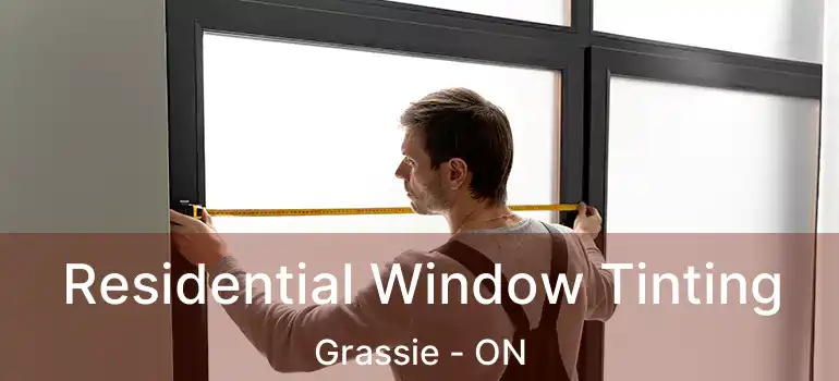  Residential Window Tinting Grassie - ON
