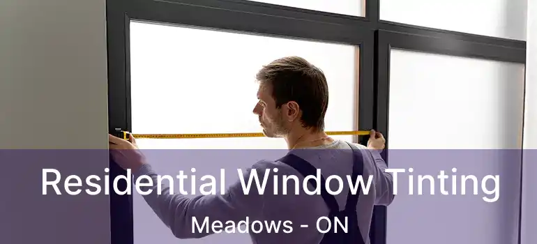 Residential Window Tinting Meadows - ON