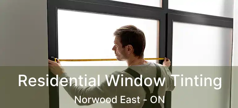  Residential Window Tinting Norwood East - ON