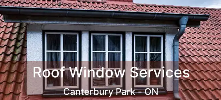  Roof Window Services Canterbury Park - ON