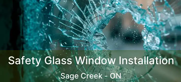  Safety Glass Window Installation Sage Creek - ON