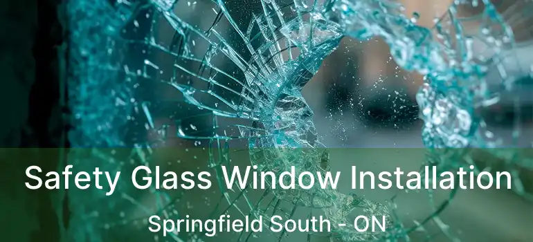  Safety Glass Window Installation Springfield South - ON