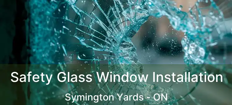  Safety Glass Window Installation Symington Yards - ON