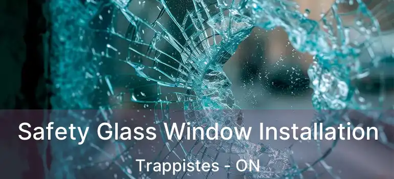  Safety Glass Window Installation Trappistes - ON