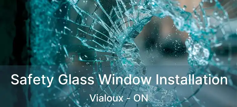  Safety Glass Window Installation Vialoux - ON
