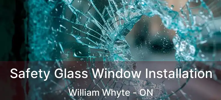  Safety Glass Window Installation William Whyte - ON
