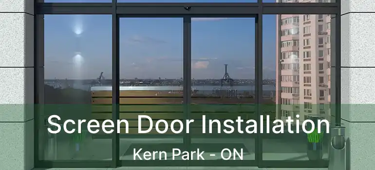  Screen Door Installation Kern Park - ON
