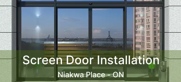  Screen Door Installation Niakwa Place - ON