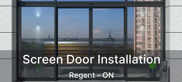  Screen Door Installation Regent - ON