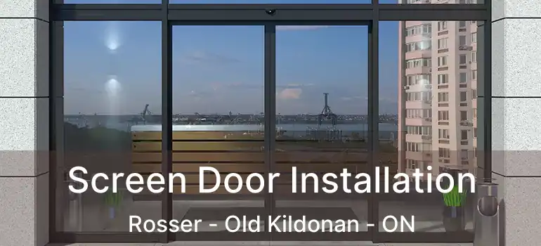  Screen Door Installation Rosser - Old Kildonan - ON