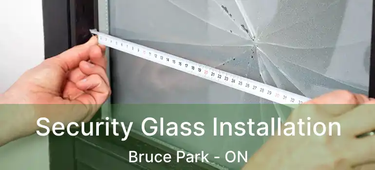  Security Glass Installation Bruce Park - ON