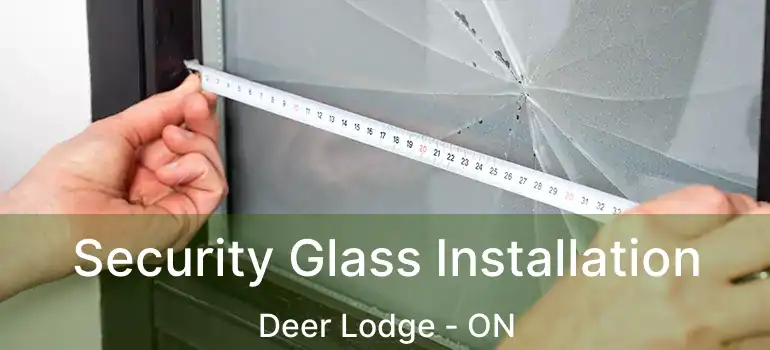  Security Glass Installation Deer Lodge - ON