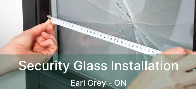  Security Glass Installation Earl Grey - ON