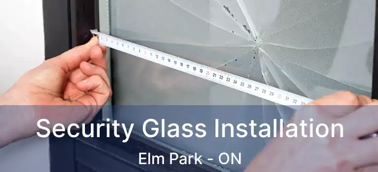  Security Glass Installation Elm Park - ON