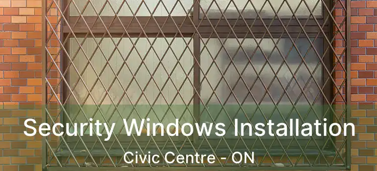  Security Windows Installation Civic Centre - ON