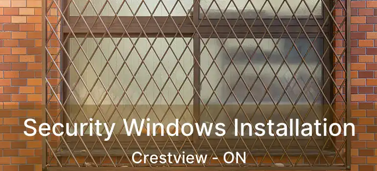  Security Windows Installation Crestview - ON