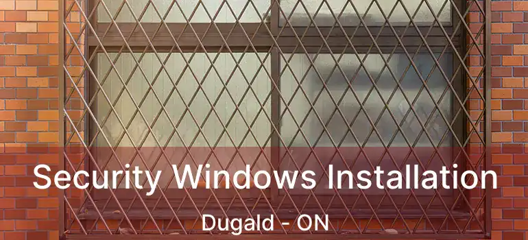  Security Windows Installation Dugald - ON
