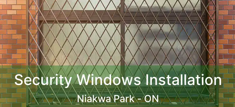  Security Windows Installation Niakwa Park - ON
