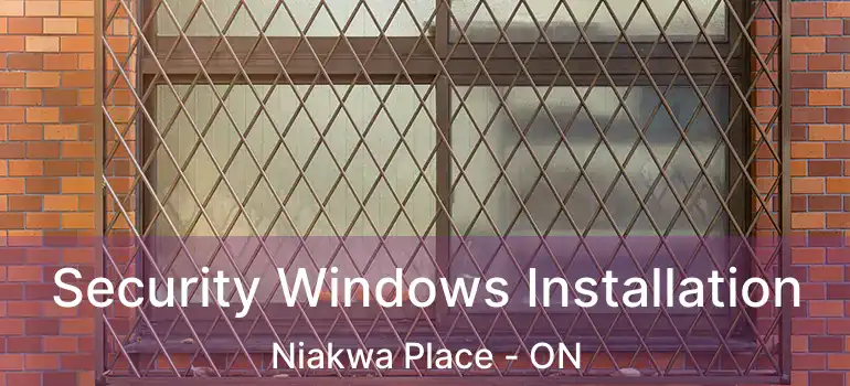  Security Windows Installation Niakwa Place - ON