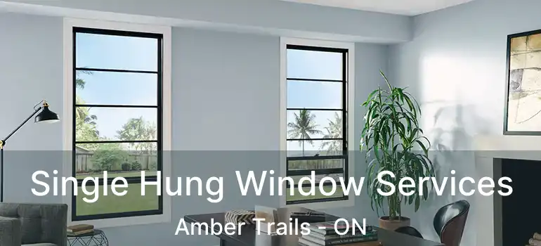  Single Hung Window Services Amber Trails - ON