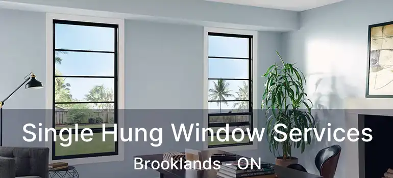  Single Hung Window Services Brooklands - ON