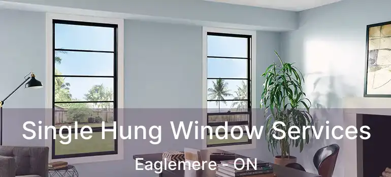  Single Hung Window Services Eaglemere - ON