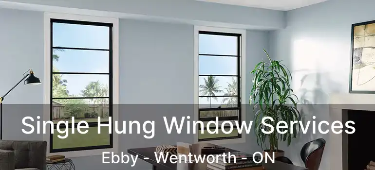  Single Hung Window Services Ebby - Wentworth - ON