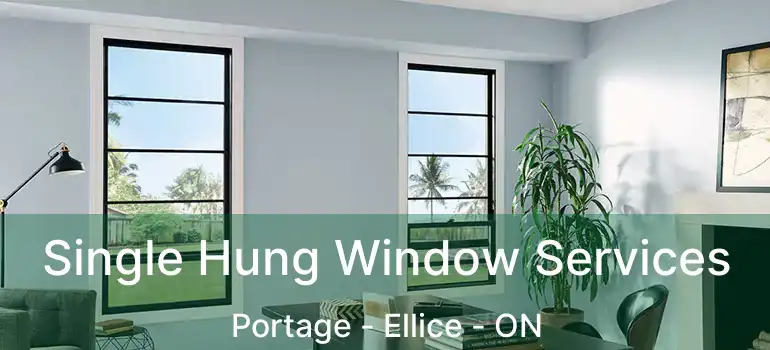  Single Hung Window Services Portage - Ellice - ON