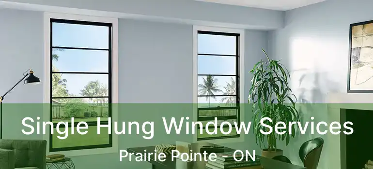  Single Hung Window Services Prairie Pointe - ON