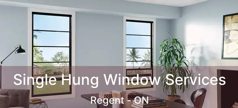  Single Hung Window Services Regent - ON