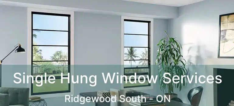  Single Hung Window Services Ridgewood South - ON