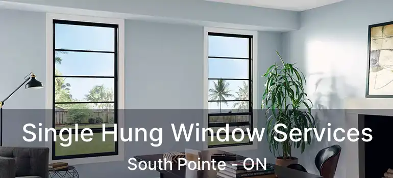 Single Hung Window Services South Pointe - ON