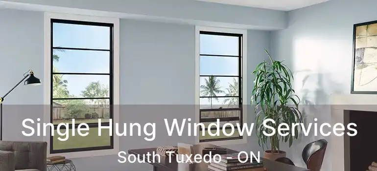 Single Hung Window Services South Tuxedo - ON