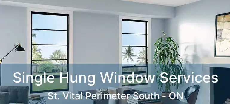  Single Hung Window Services St. Vital Perimeter South - ON