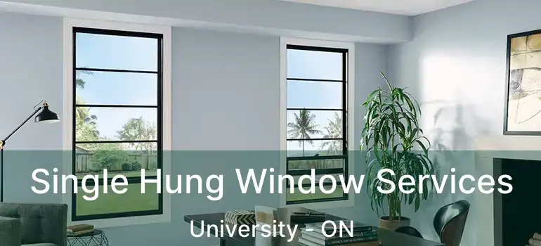 Single Hung Window Services University - ON