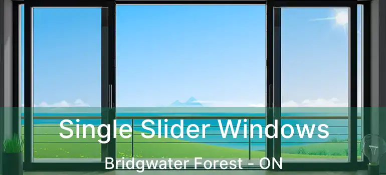 Single Slider Windows Bridgwater Forest - ON