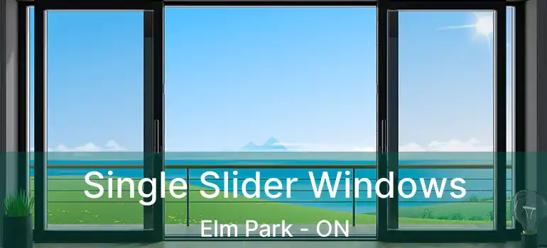 Single Slider Windows Elm Park - ON