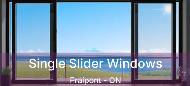  Single Slider Windows Fraipont - ON