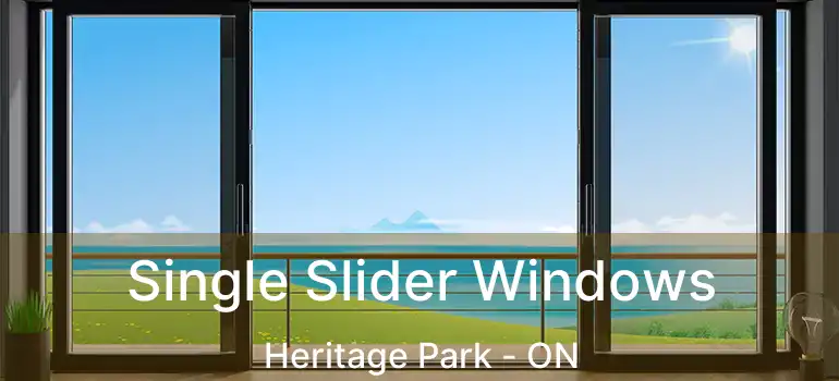  Single Slider Windows Heritage Park - ON