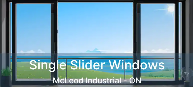  Single Slider Windows McLeod Industrial - ON