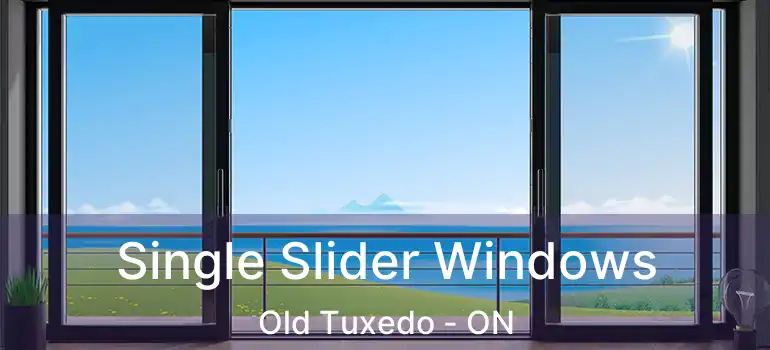  Single Slider Windows Old Tuxedo - ON