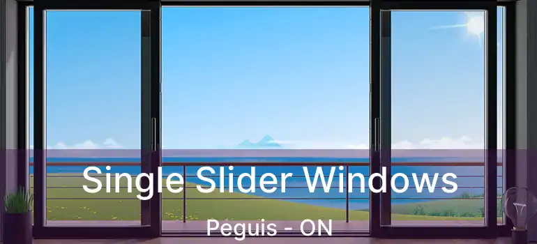  Single Slider Windows Peguis - ON