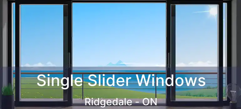  Single Slider Windows Ridgedale - ON