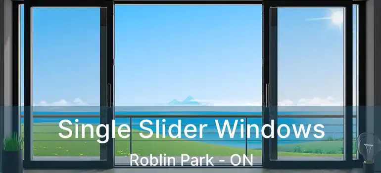  Single Slider Windows Roblin Park - ON