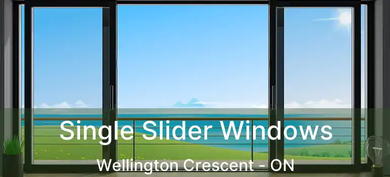  Single Slider Windows Wellington Crescent - ON