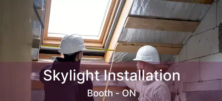  Skylight Installation Booth - ON