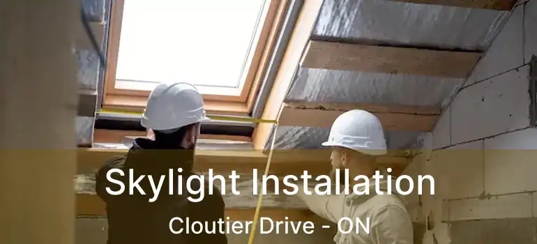  Skylight Installation Cloutier Drive - ON