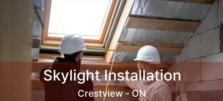  Skylight Installation Crestview - ON