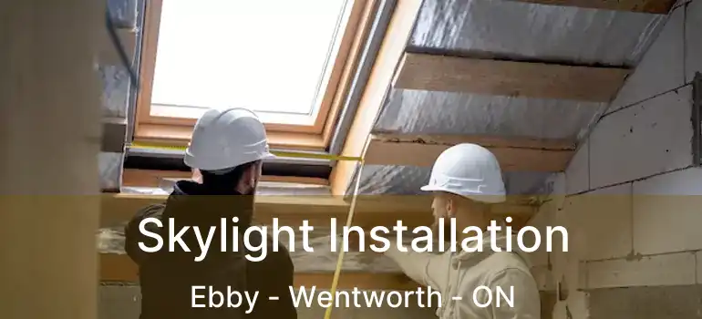  Skylight Installation Ebby - Wentworth - ON